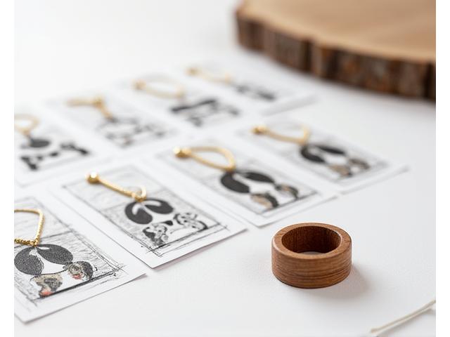 Design personalizzato gioielli in legno